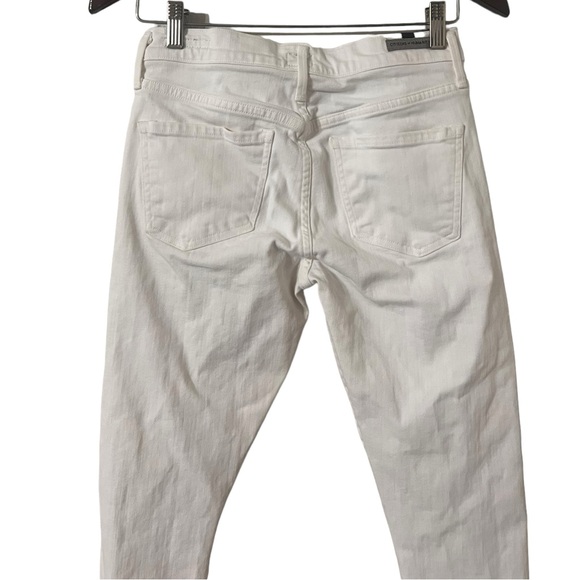 Citizens Of Humanity White Elsa Midrise Crop Jeans - Picture 10 of 12